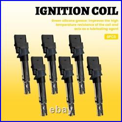 022905715 6x Automotive Ignition Coils For Seat Cordoba 6K1 00-02 Spares Kits