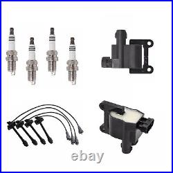 10PCS Ignition Coils&Wire&Spark Plugs Replacement Kit For Toyota Solara 99-01