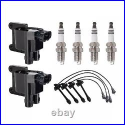 10PCS Ignition Coils&Wire&Spark Plugs Replacement Kit For Toyota Solara 99-01