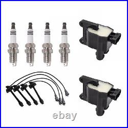 10PCS Ignition Coils&Wire&Spark Plugs Replacement Kit For Toyota Solara 99-01