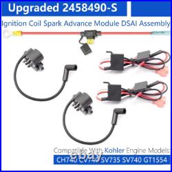 2pcs Ignition Coil Spark Module Kit for Kohler CH740 CV740 SV735 SV740 GT1554