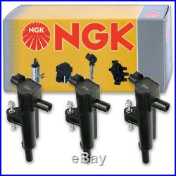 3 pcs NGK Ignition Coil for 2009-2012 Jeep Liberty 3.7L V6 Spark Plug Tune pc