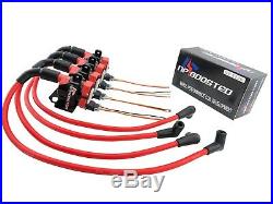 4 GM LS1 LQ9 D585 Ignition Coils & Bracket + 10mm Wires Universal Conversion Kit