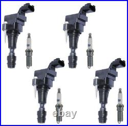 4 GM OE Ignition Coils & 4 ACDelco Spark Plugs Kit For Chevrolet Pontiac Saturn