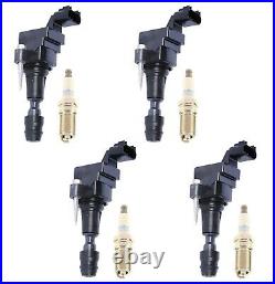 4 GM OE Ignition Coils and 4 ACDelco Iridium Spark Plugs Kit For Buick Chevy GMC