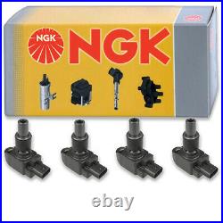 4 pcs NGK Ignition Coil for 2004-2011 Mazda RX-8 1.3L R2 Spark Plug Tune dg