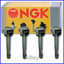 4 pcs NGK Ignition Coil for 2008-2012 Honda Accord 2.4L L4 Spark Plug Tune vj