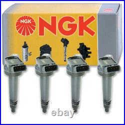 4 pcs NGK Ignition Coil for 2009-2016 Toyota Venza 2.7L L4 Spark Plug Tune ih