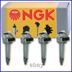 4 pcs NGK Ignition Coil for 2011-2016 Scion tC 2.5L L4 Spark Plug Tune Up tv