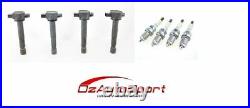 4 x Quality Ignition Coils for Honda Accord Euro CL9 2.4L K24A3 + NGK Plugs