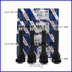 4X BOSCH Ignition Coil Spark Plug Genuine For VW Jetta Golf Passat Audi A4 A5 Q5