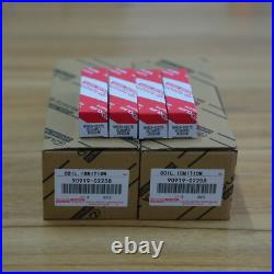 4X OEM Denso 90919-02258 Ignition Coils Spark Plugs kit For Toyota Corolla Prius