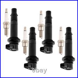 4x Ignition Coil & Spark Plug Kit For Yamaha FZS1 FZ1 YZFR1 YZFR6 VMAX1700 Vmax 4x Ignition Coil & Spark Plug Kit For Yamaha FZS1 FZ1 YZFR1 YZFR6 VMAX1700 Vmax