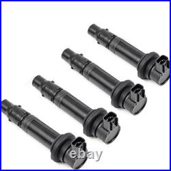 4x Ignition Coil & Spark Plug Kit For Yamaha FZS1 FZ1 YZFR1 YZFR6 VMAX1700 Vmax