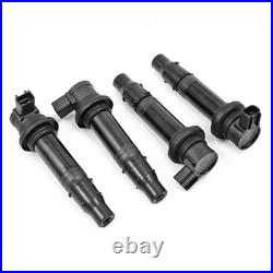 4x Ignition Coil & Spark Plug Kit For Yamaha FZS1 FZ1 YZFR1 YZFR6 VMAX1700 Vmax