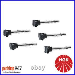5x NGK Ignition Coil U5015 (NGK48042) Plug Top Coil Single
