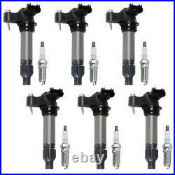 6 GM OE Ignition Coils and 6 ACDelco 0.043 Spark Plugs Kit For Buick Chevy Saab