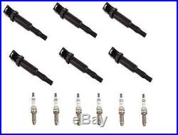 6 OEm BOSCH Ignition Coils & 6 Spark Plugs kit For BMW 1 3 5 7 Series x6 z4