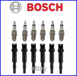 6 OEm BOSCH kit Ignition Coils & 6 Spark Plugs Set For BMW 3 5 Series x3 x5 z4