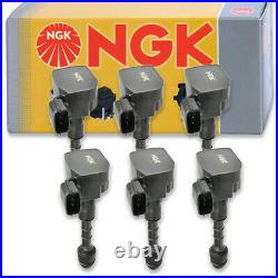 6 pcs NGK Ignition Coil for 2003-2007 Infiniti G35 3.5L V6 Spark Plug Tune ka