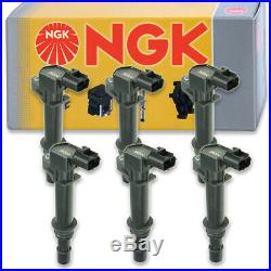 6 pcs NGK Ignition Coil for 2005-2008 Jeep Grand Cherokee 3.7L V6 Spark cy
