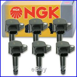 6 pcs NGK Ignition Coil for 2006-2008 Honda Ridgeline 3.5L V6 Spark Plug vq