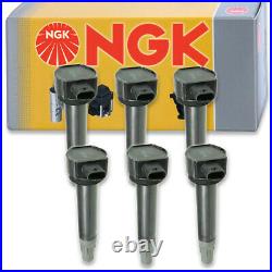 6 pcs NGK Ignition Coil for 2006-2010 Chrysler 300 3.5L 2.7L V6 Spark Plug io