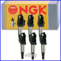 6 pcs NGK Ignition Coil for 2007-2012 BMW 335i 3.0L L6 Spark Plug Tune Up xb