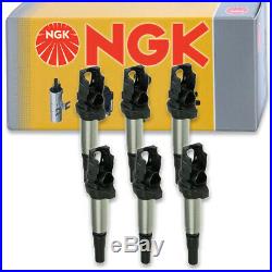 6 pcs NGK Ignition Coil for 2009-2013 BMW 328i xDrive 3.0L L6 Spark Plug ss