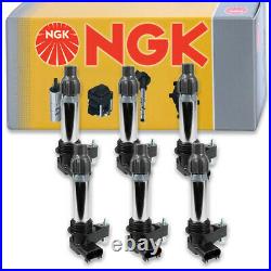 6 pcs NGK Ignition Coil for 2010-2015 Chevrolet Camaro 3.6L V6 Spark Plug ga