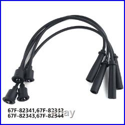 67F-82341/2/3/4 63P-82310 High Tension Cord Ignition Coil Kit For Yamaha F75-100
