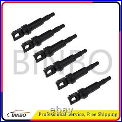 6pcs Ignition Coil Kit For 02-14 BMW 545i 550i GT 645Ci 650i 745i 750i 760i