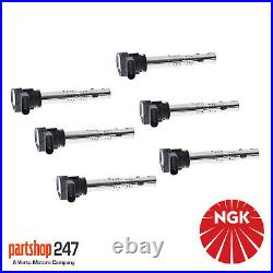 6x NGK Ignition coil U5015 stock code 48042