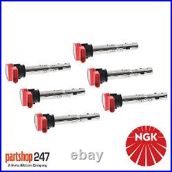 6x NGK U5014 / 48041 Ignition Coil Genuine NGK Component