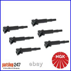 6x U5055 NGK NTK PENCIL TYPE IGNITION COIL 48206 NEW in BOX