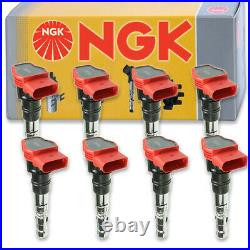 8 pcs NGK Ignition Coil for 2005-2006 Audi A6 Quattro 4.2L V8 Spark Plug xn