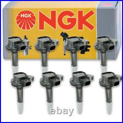 8 pcs NGK Ignition Coil for 2011-2016 Ford F-150 5.0L V8 Spark Plug Tune nt