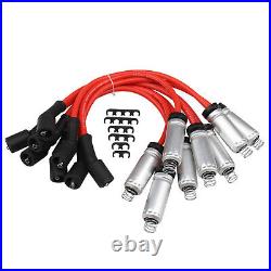 8PCS Ignition Coil+Spark Plug+Wire Kit For Chevy Suburban 1500 2007-2012