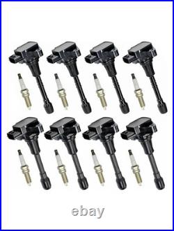 8X Ignition Coil & Spark Plug Kit UF650 For Infiniti QX80 5.6L V8 2014-2019