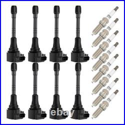 8X Ignition Coil & Spark Plug Kit UF650 For Infiniti QX80 5.6L V8 2014-2019
