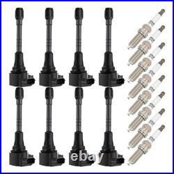8X Ignition Coil & Spark Plug Kit UF650 For Infiniti QX80 5.6L V8 2014-2019
