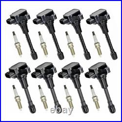 8X Ignition Coil & Spark Plug Kit UF650 For Infiniti QX80 5.6L V8 2014-2019