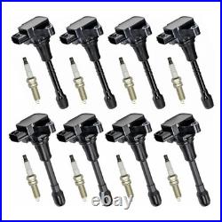 8X Ignition Coil & Spark Plug Kit UF650 For Infiniti QX80 5.6L V8 2014-2019