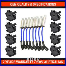 8x Ignition Coil with NGK Lead Kit for Holden Commodore VT VX VY WH WL WK 5.7L LS1
