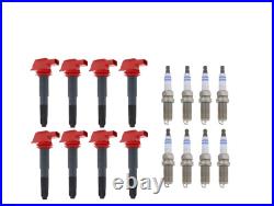 8x Ignition Coils with 8x Spark Plugs for PORSCHE Cayenne Panamera