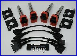 Audi 2.0T Coil Conversion ICM Bypass Kit R8 Coilpack Plates (97-99.5 1.8T) B5 A4