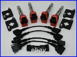 Audi 2.0T Coil Conversion ICM Removal Kit R8 Coilpack Plates 97-99.5 1.8T B5 A4