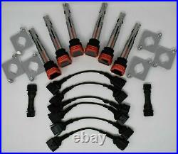 Audi 2.7T Coil Conversion Harness ICM By Pass Kit Coilpack Plates S4 RS4 B5 2.7t