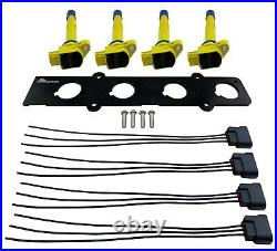 B16 B18 Coil On Plug Conversion Kit Bracket + Wires for F22 S2000 Ignition Coils