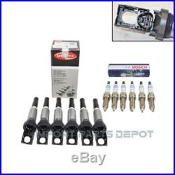 BMW Ignition Coil + Spark Plug High Power Kit Delphi Bosch OEM 153/582 (6pairs)